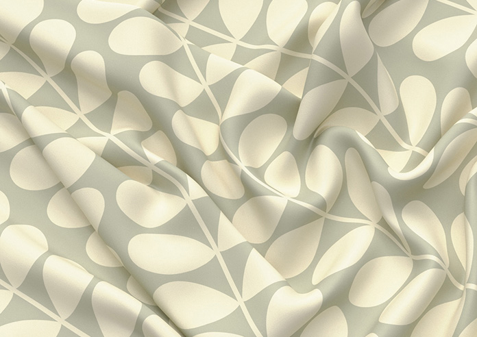 Orla Kiely Solid Stem, Pebble - Made to Measure Curtains - Image 4